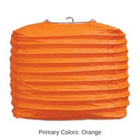 24 Pack Bulk Orange Party Square Paper Lanterns