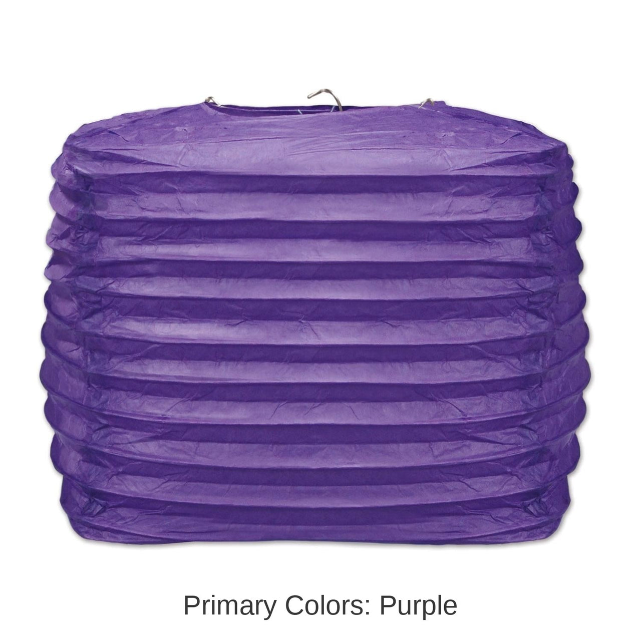 24 Pack Bulk Purple Party Square Paper Lanterns