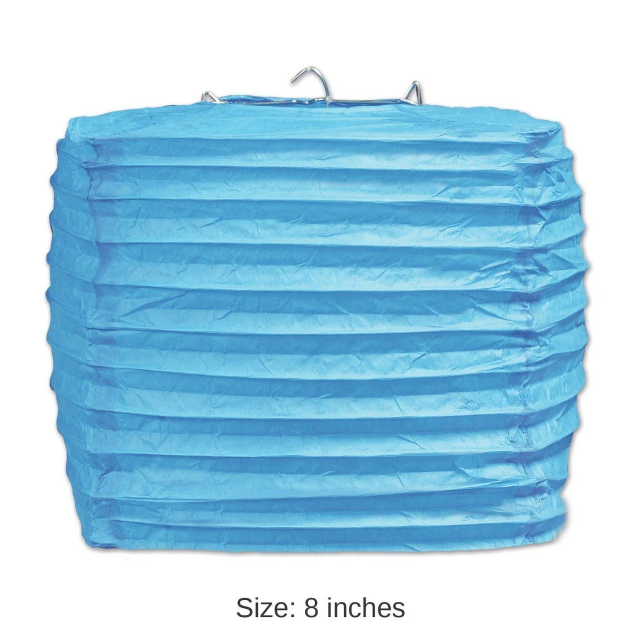 24 Pack Bulk Turquoise Party Square Paper Lanterns
