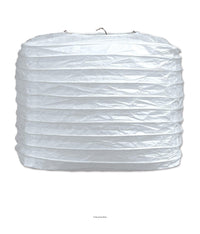 24 Pack Bulk White Party Square Paper Lanterns
