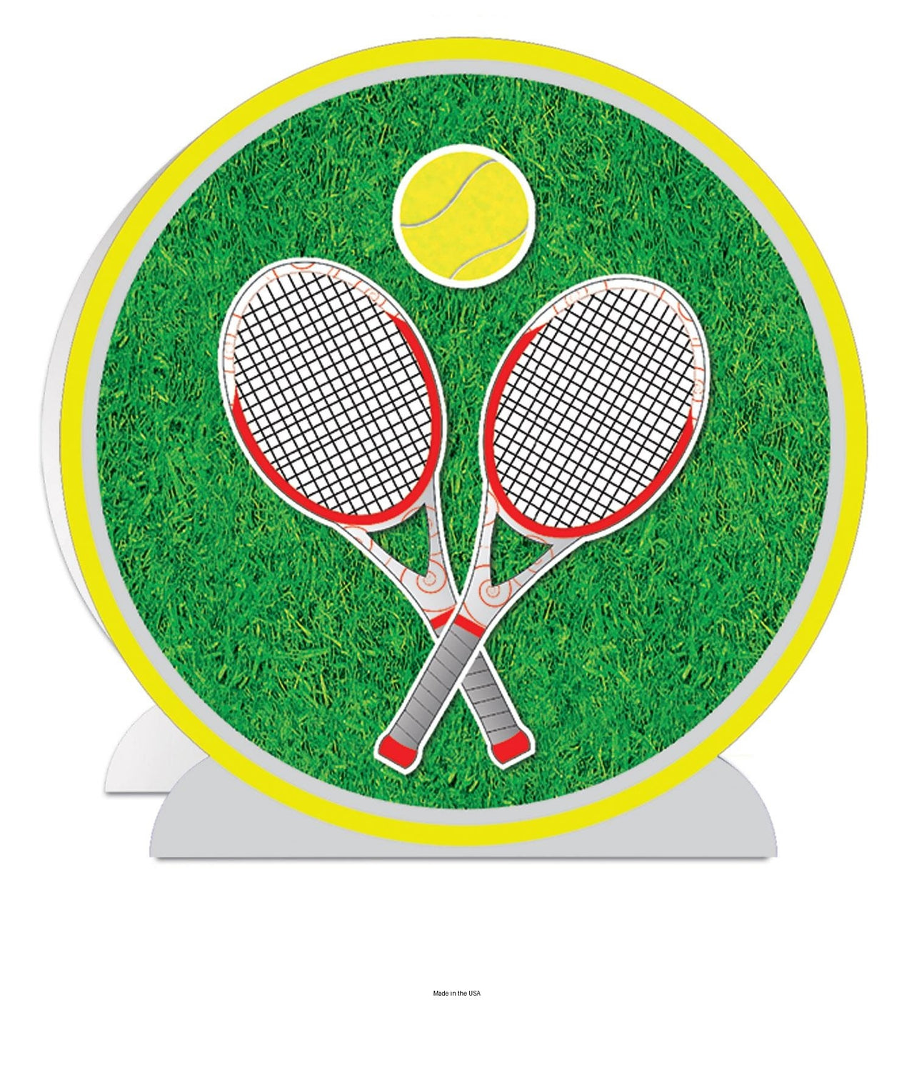 12 Pack Bulk 3-D Tennis Party Centerpiece