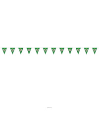 12 Pack Bulk Tennis Party Pennant Banner