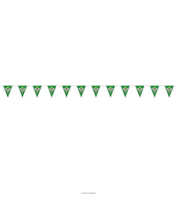 12 Pack Bulk Tennis Party Pennant Banner