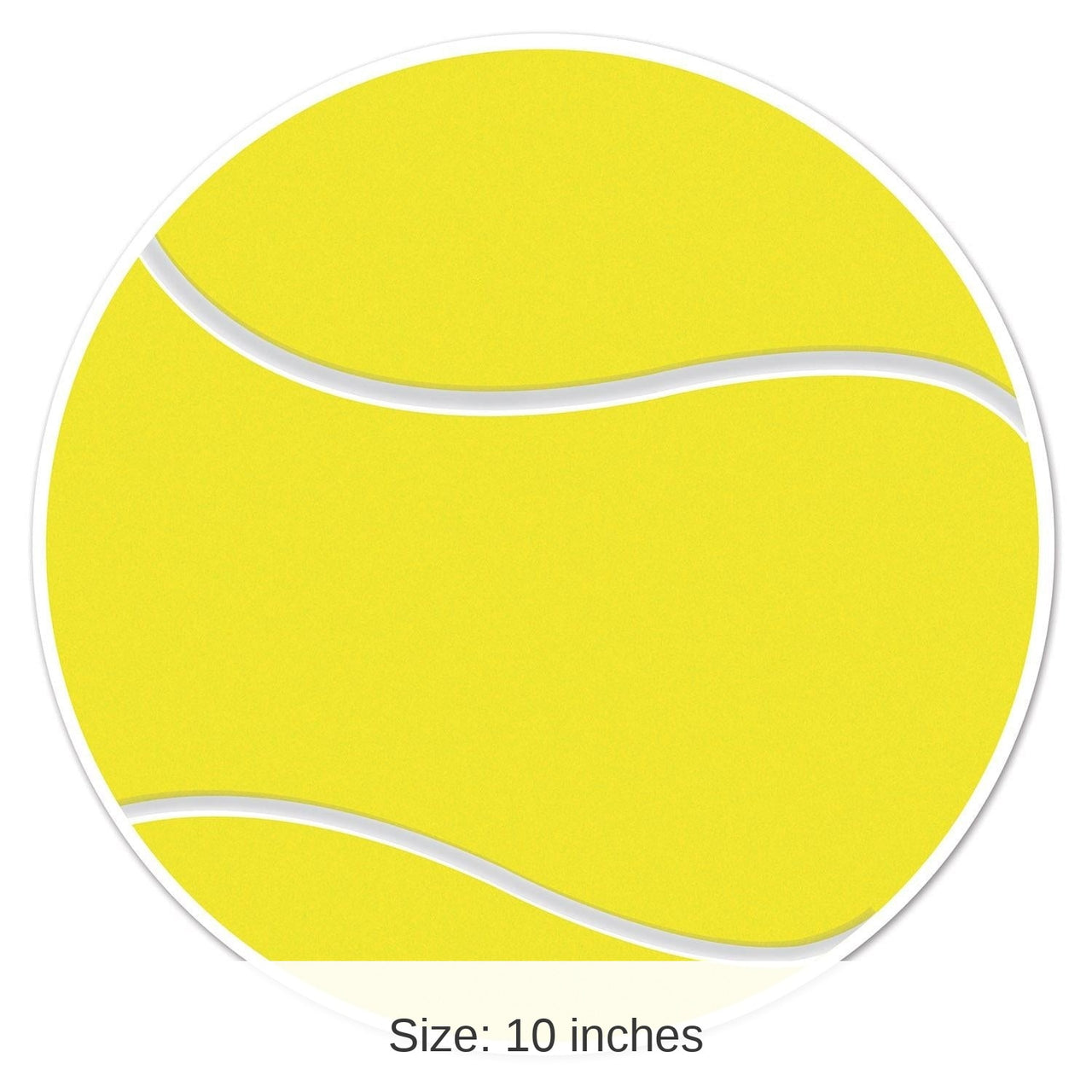 12 Pack Bulk Tennis Ball Party Cutout