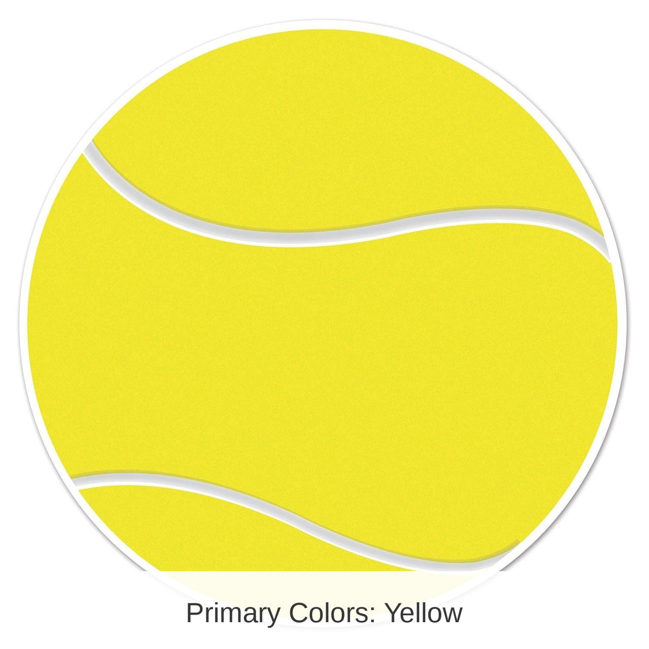 12 Pack Bulk Tennis Ball Party Cutout