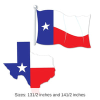 24 Pack Bulk Texas Party Cutouts