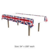 12 Pack Bulk Union Jack Party Tablecover