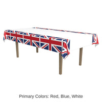 12 Pack Bulk Union Jack Party Tablecover