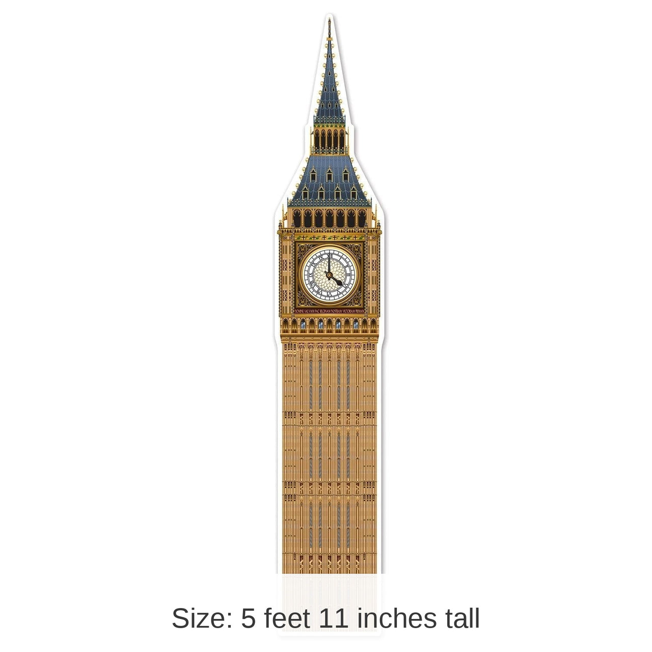 12 Pack Bulk Jointed Big Ben Party Decoration