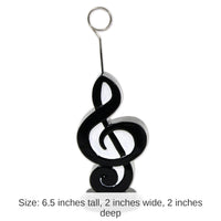 6 Pack Bulk Musical Note Photo/Balloon Party Holder