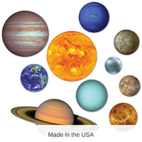 120 Pack Bulk Solar System Party Cutouts
