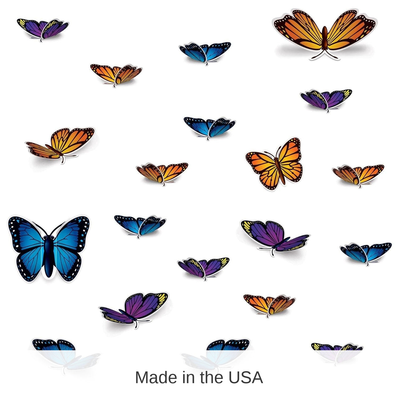240 Pack Bulk Butterfly Party Cutouts