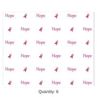 6 Pack Bulk Hope Party Insta-Mural Decoration Photo Op