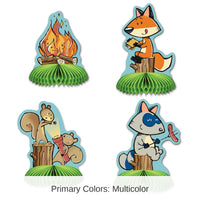 48 Pack Bulk Woodland Friends Party Mini Centerpieces