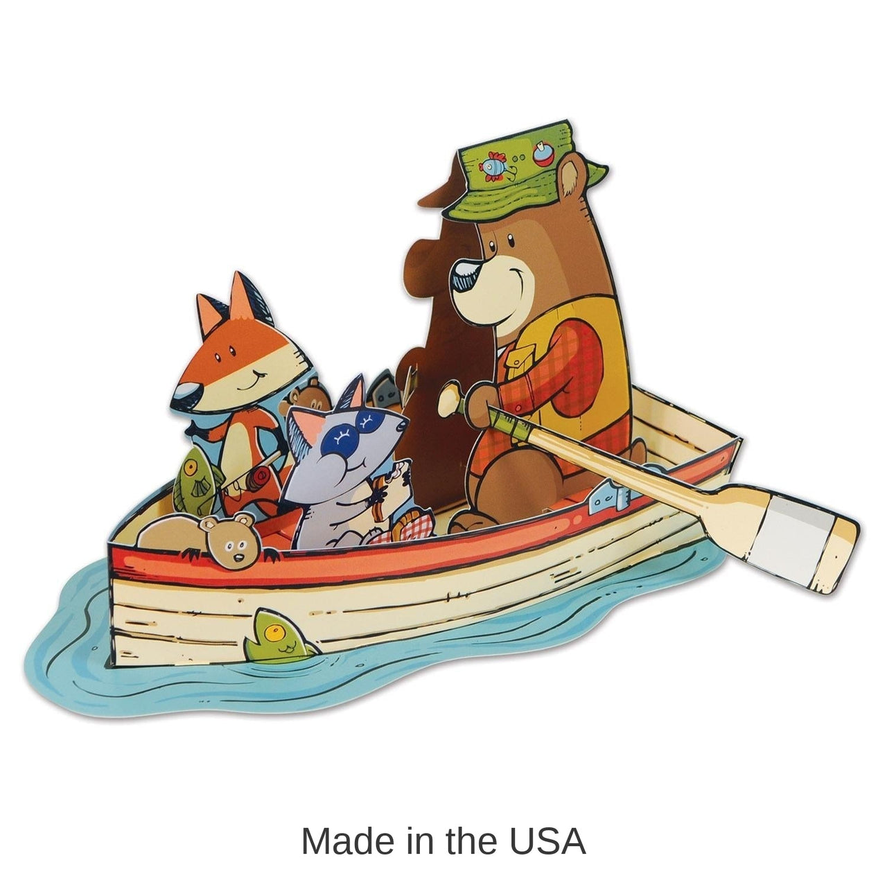 12 Pack Bulk 3-D Woodland Friends Party Centerpiece