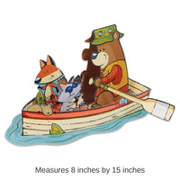 12 Pack Bulk 3-D Woodland Friends Party Centerpiece