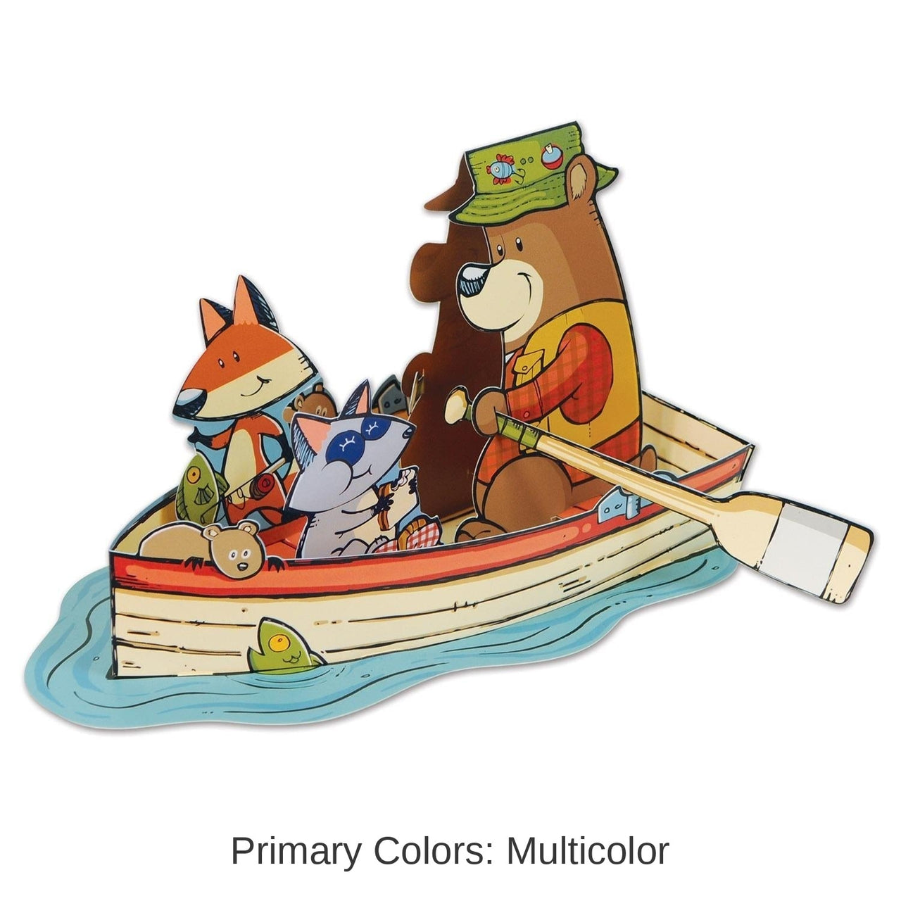 12 Pack Bulk 3-D Woodland Friends Party Centerpiece