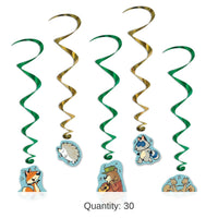 30 Piece Bulk Woodland Friends Party Whirls