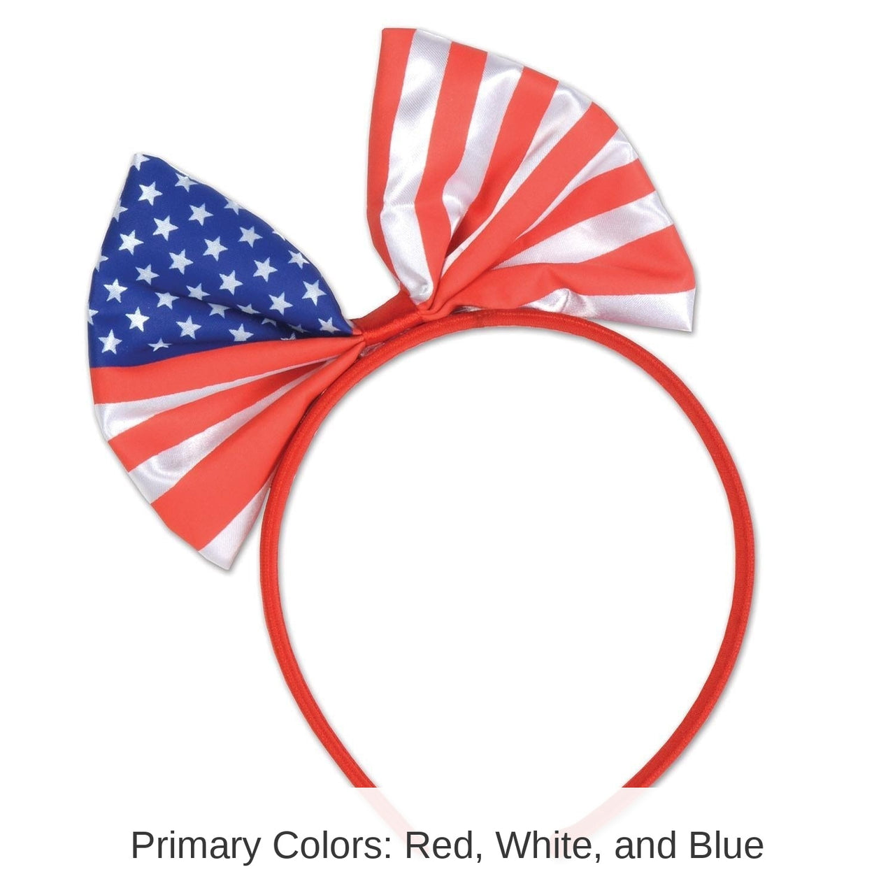 12 Pack Bulk Patriotic Bow Headband