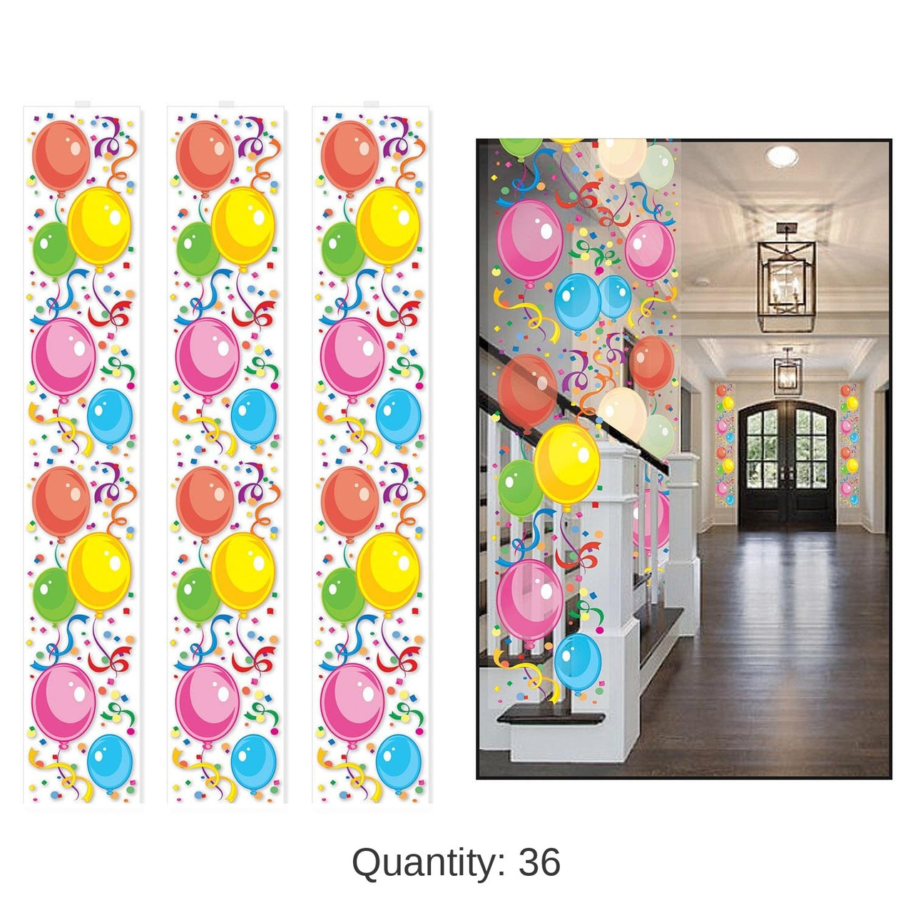 36 Pack Bulk Balloon Party Panels