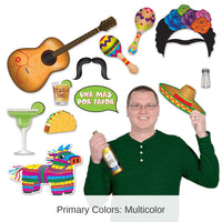 156 Piece Bulk Fiesta Photo Fun Signs