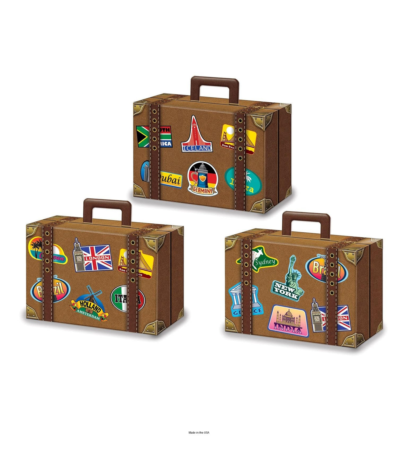 36 Pack Bulk Luggage Party Favor Boxes