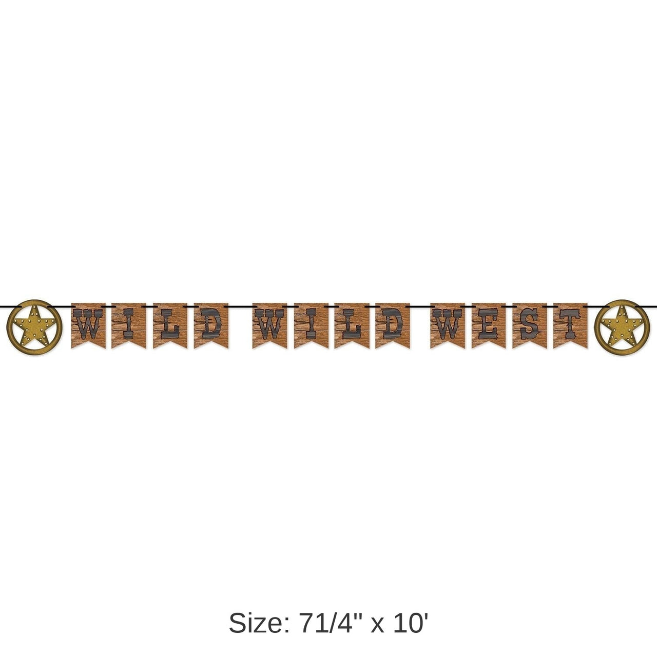 12 Pack Bulk Wild Wild West Party Streamer