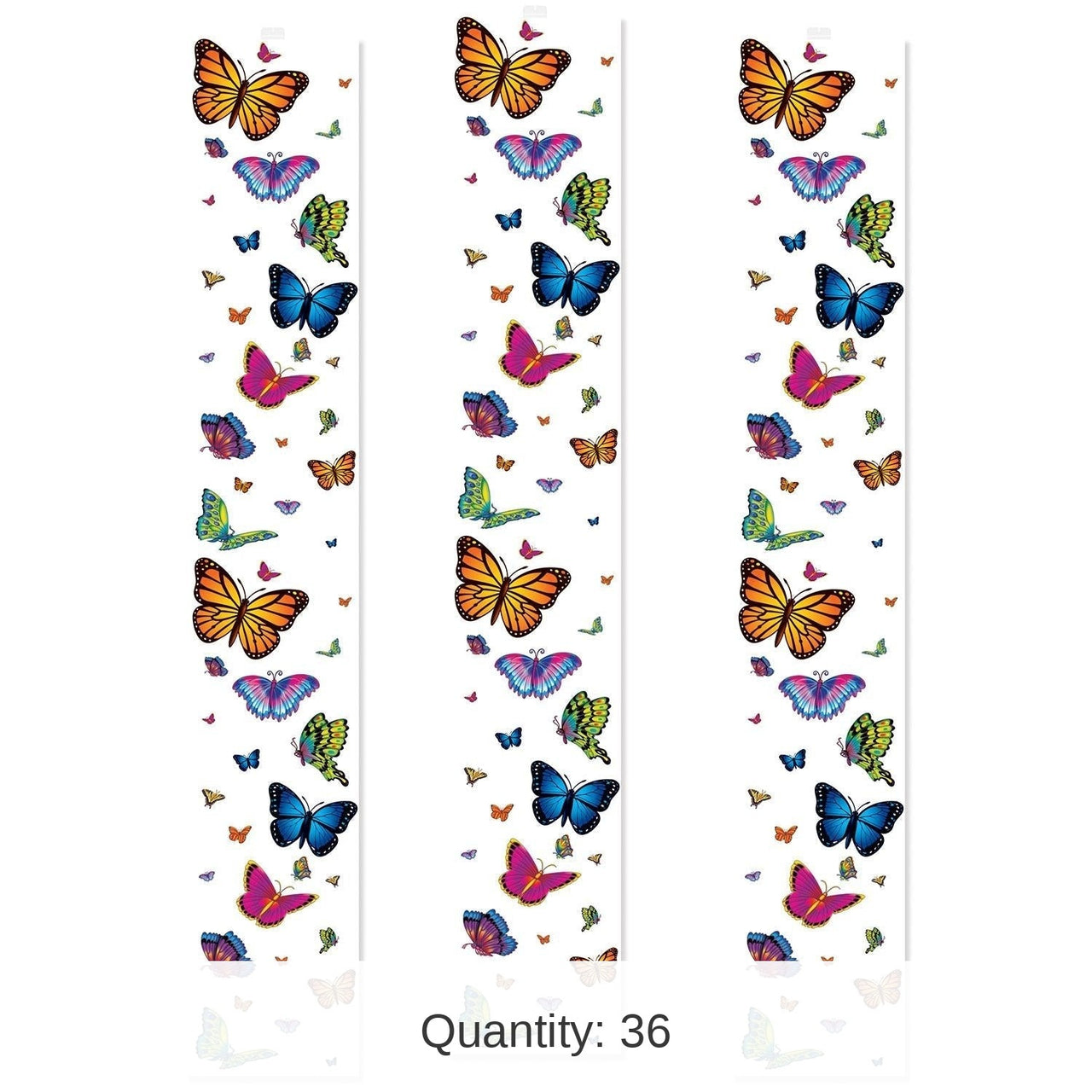 36 Pack Bulk Butterfly Party Panels