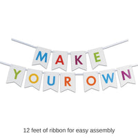 12 Pack Bulk Letter Party Streamer Kit