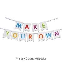12 Pack Bulk Letter Party Streamer Kit