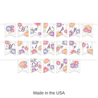 12 Pack Bulk Happy Mother's Day Streamer