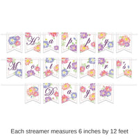 12 Pack Bulk Happy Mother's Day Streamer