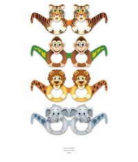 144 Pair Bulk Jungle Animal Eyeglasses