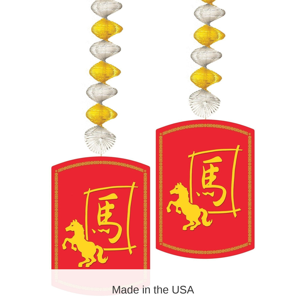 12 Piece Bulk Year Of The Horse Danglers