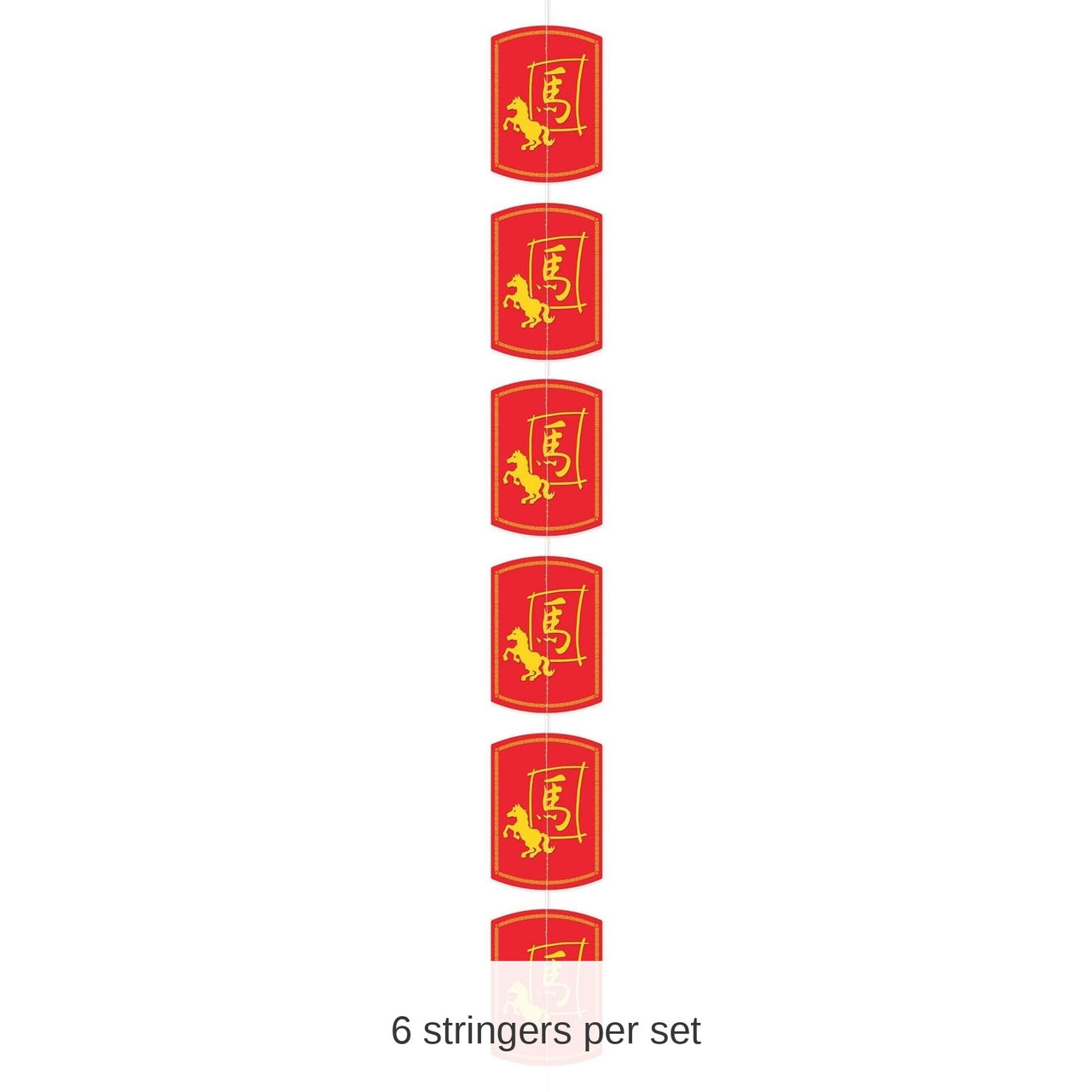 6 Piece Bulk Year Of The Horse Stringer
