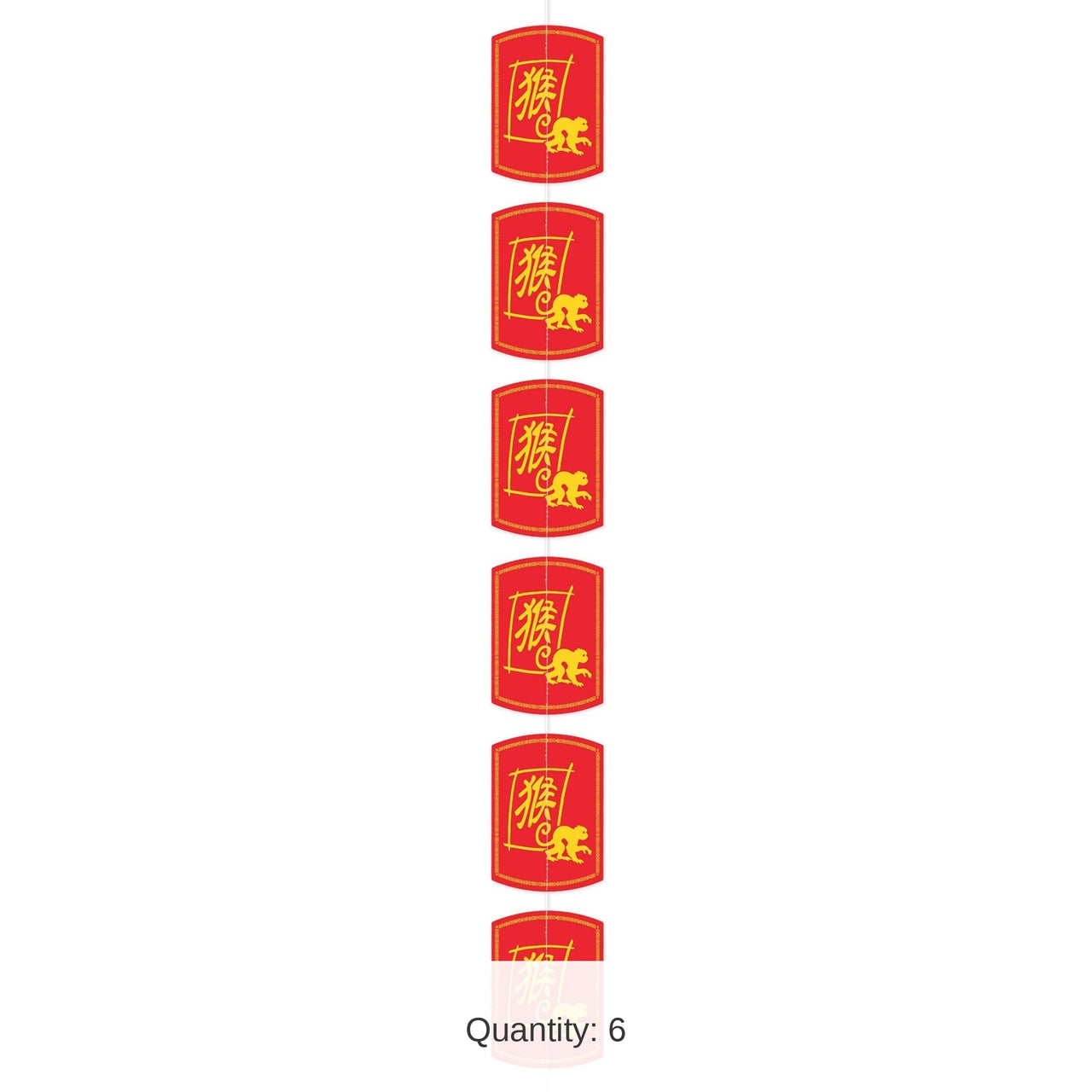 6 Pack Bulk Year of the Monkey Stringer Chinese New Year Decor