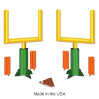 24 Pack Bulk 3-D Football Goal Post Party Centerpieces