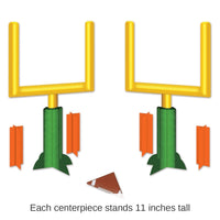 24 Pack Bulk 3-D Football Goal Post Party Centerpieces