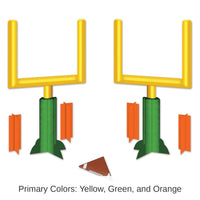 24 Pack Bulk 3-D Football Goal Post Party Centerpieces