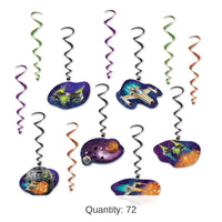 72 Pack Bulk Spaceship Party Whirls