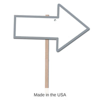 6 Pack Bulk Blank Arrow Yard Sign