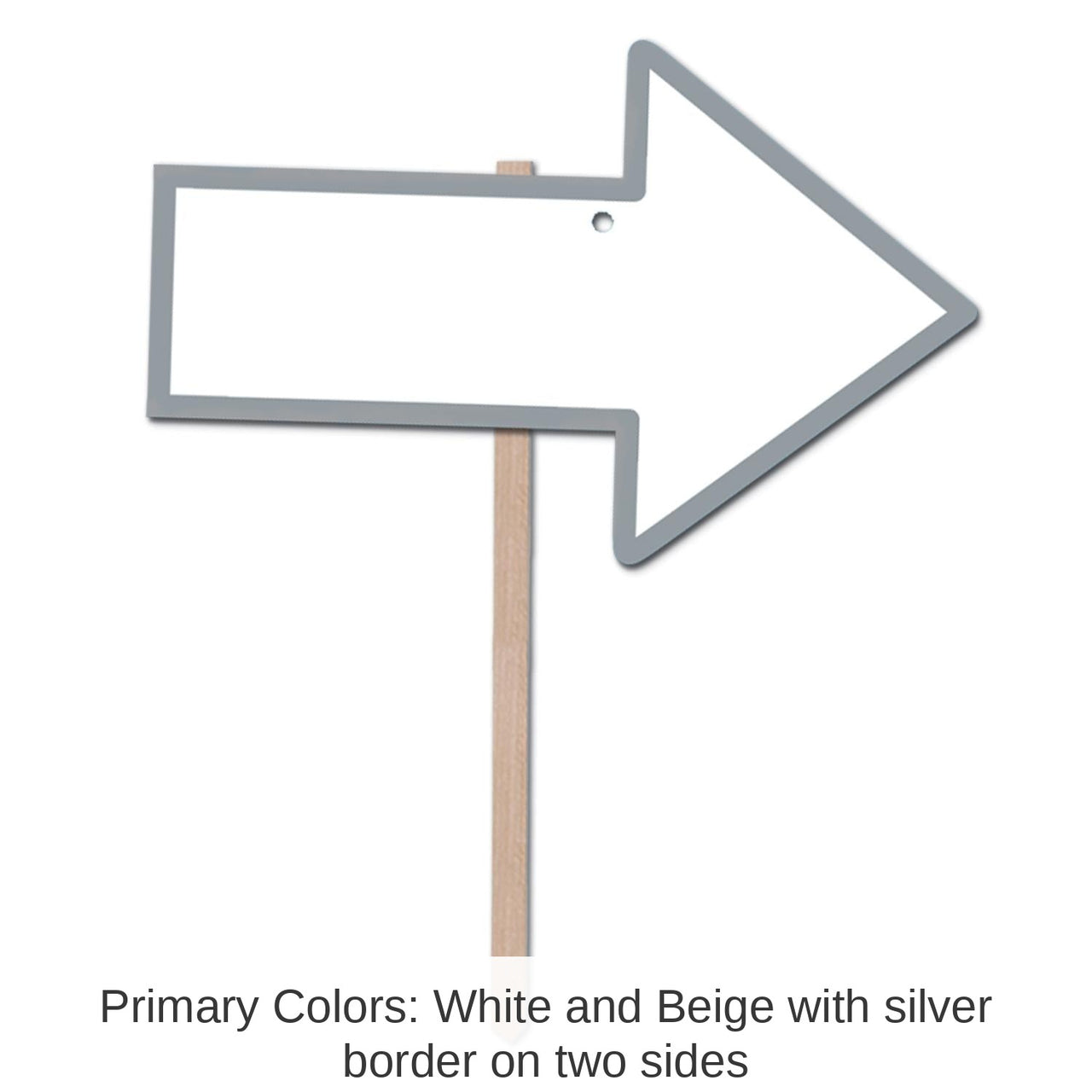 6 Pack Bulk Blank Arrow Yard Sign