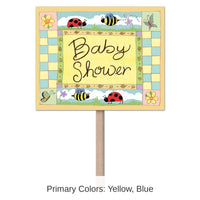 6 Pack Bulk B Is For Baby Yard Sign