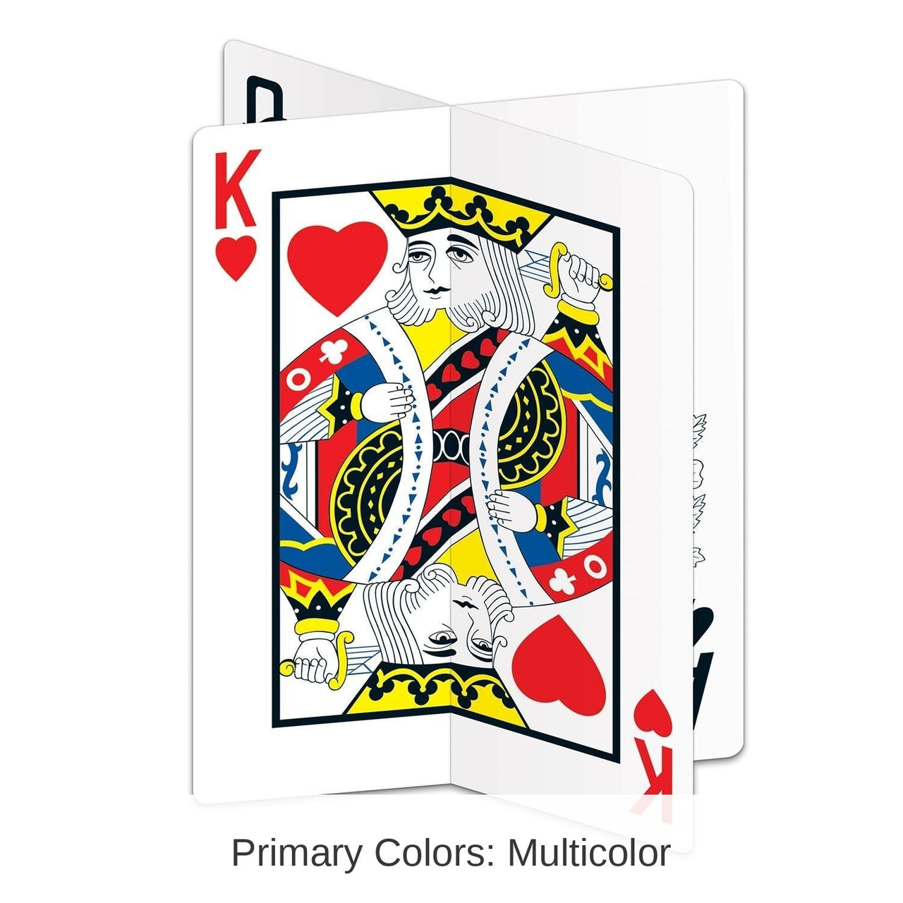 12 Pack Bulk 3-D Playing Card Party Centerpiece