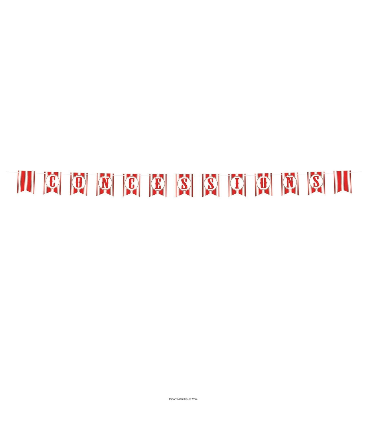 12 Pack Bulk Concessions Party Pennant Banner