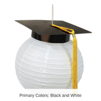 6 Pack Bulk Grad Cap Graduation Party Paper Lanterns