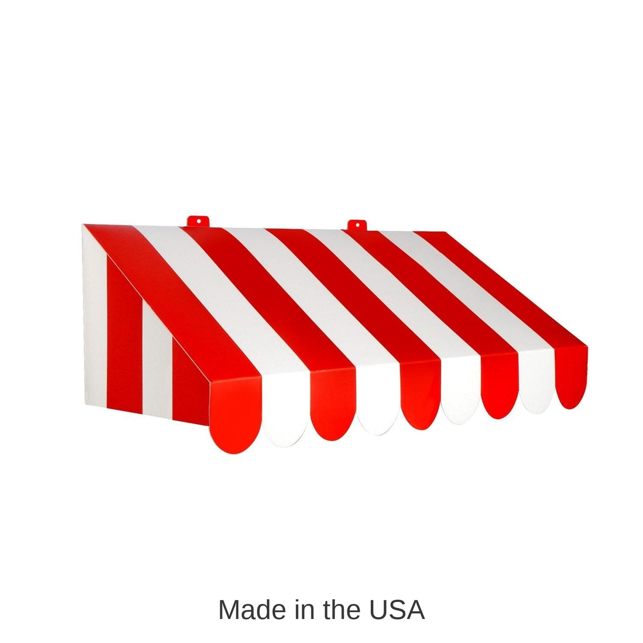 6 Pack Bulk 3-D Red/White Awning Party Wall Decoration