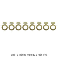 12 Pack Bulk Diamond Rings Wedding Party Streamer