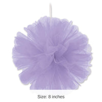 24 Pack Bulk Party Lavender Tulle Balls