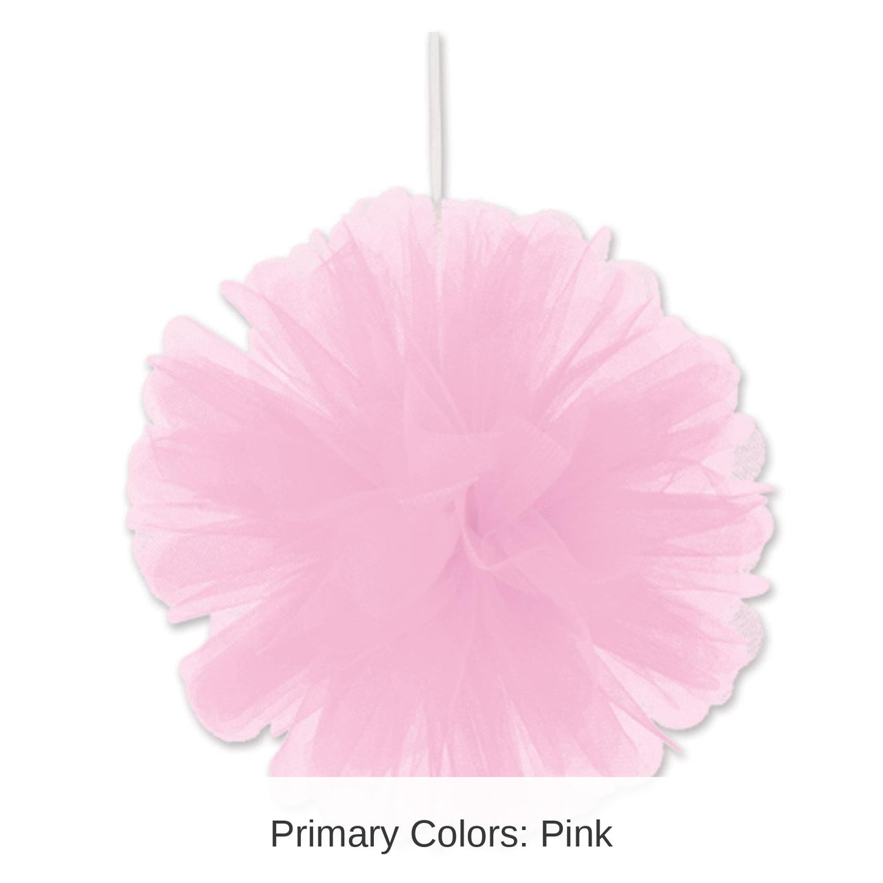 24 Pack Bulk Party Pink Tulle Balls